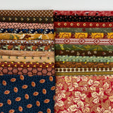 Scrappy Fabric Pack of 9x10 pieces