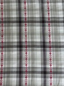Ponderosa Woven Plaid Gray from Robert Kaufman BOLT END 5 Yards + 18 Inches