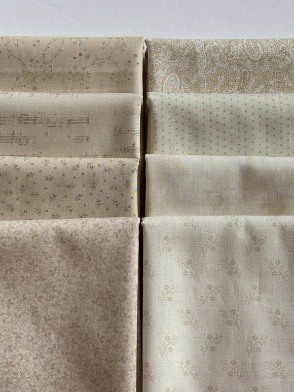 Cream Neutral Backgrounds Curated Stack of 8