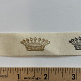 Crown Ribbon Trim Cotton from May Arts