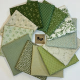 Spring Green Stack of 12 Fat Quarters