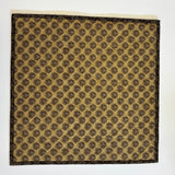 Small Quilt Retired Shop Sample Mocha Brown & Teal T block