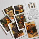 Roosters Vintage Images On Fabric Preowned