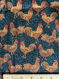 Chickens Camelot with Metallic Accent from Hoffman International
