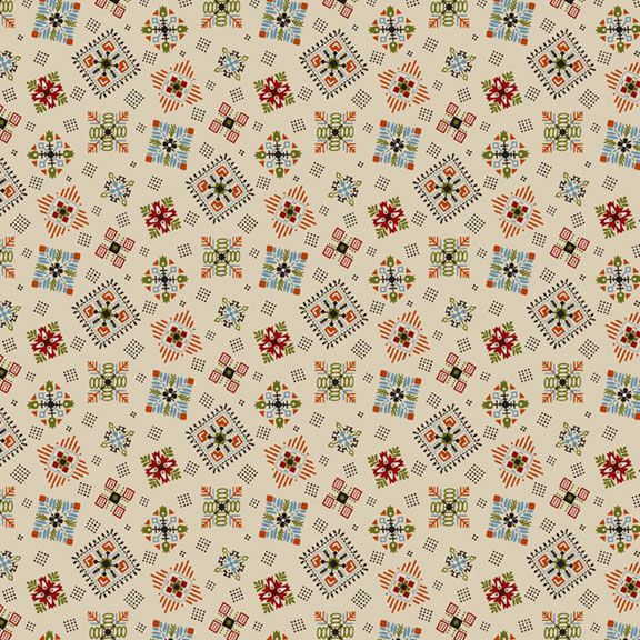 Dressing Gowns Tossed Tiles multi by Judie Rothermel