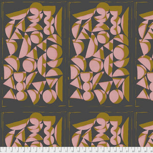 Vestige by Bookhou for Anna Maria's Conservatory Shapes Rose BOLT END 5 Yards