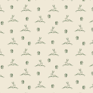 Pint Sized Neutrals Stag & Flower by Carrie Quinn