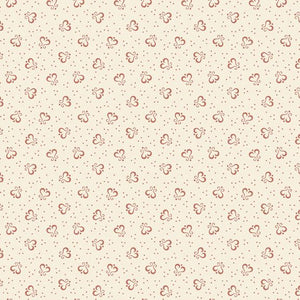 Pint Sized Neutrals Divided Heart Pink by Carrie Quinn