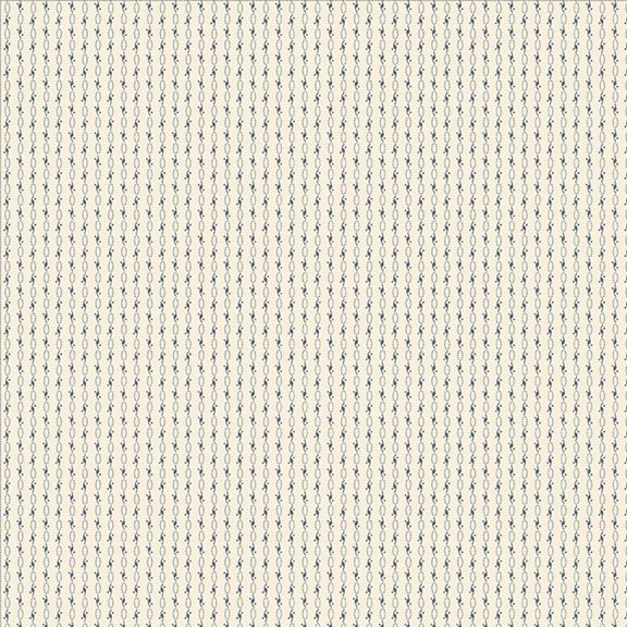 Pint Sized Neutrals Tiny Stripe Blue by Carrie Quinn