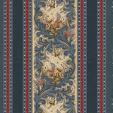 American Icons Stripe Navy by Carrie Quinn