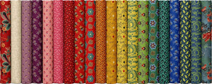 19th Century Sparklers by Pam Buda 20 pieces Fat Quarter Stack