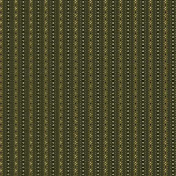 Colorful Coordinates & Stashing Dotted Stripe Green by Heartspun Quilts