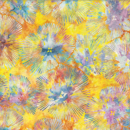 Bali Abstract Floral Neon from Hoffman Fabrics