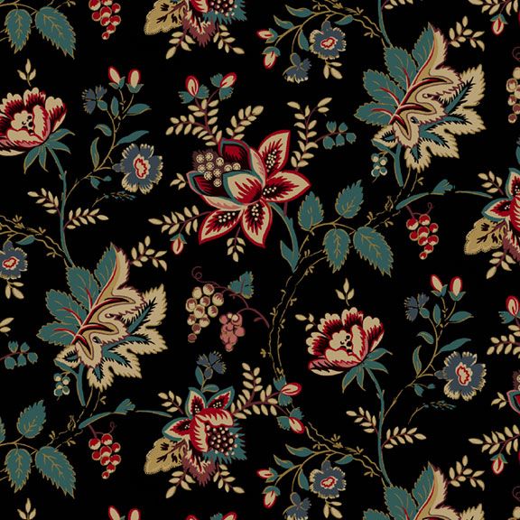 Elegant Estate Collection Jacobean Black by Judie Rothermel