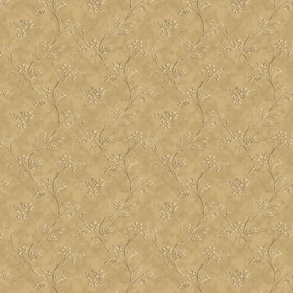 Elegant Estate Collection Flower Vine Beige by Judie Rothermel