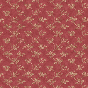 Elegant Estate Collection Flower Vine Red by Judie Rothermel