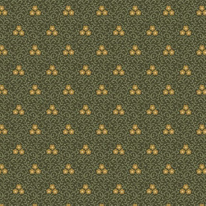 Treasured Past Triple Ditsy Green by Missie Carpenter