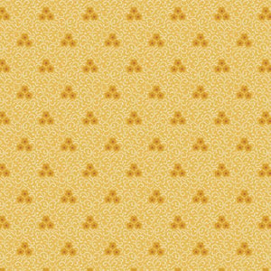 Treasured Past Triple Ditsy Yellow by Missie Carpenter