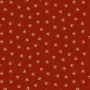 Treasured Past Mini Floral Red by Missie Carpenter