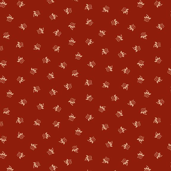 Treasured Past Mini Floral Red by Missie Carpenter