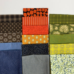 Retro Vibe Bundle of 16 Fat Quarters