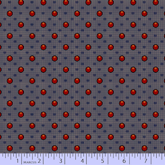 Indigo & Madder by Paula Barnes Checks & Dots