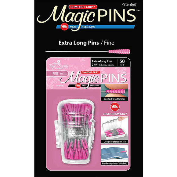 Magic Pins Extra Long Fine 50ct by Taylor Seville