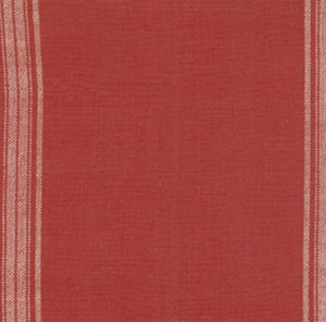 Rural Jardin by French General Cotton Toweling Red