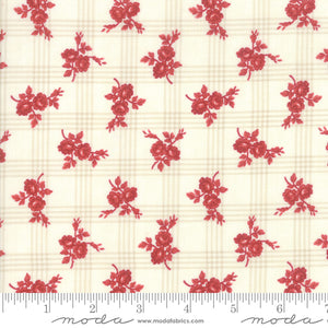 Northport by Minick & Simpson Cream Red Rose