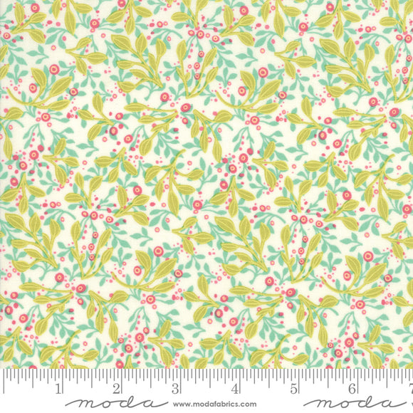 Abby Rose by Robin Pickens  Greenery Scatter Cream