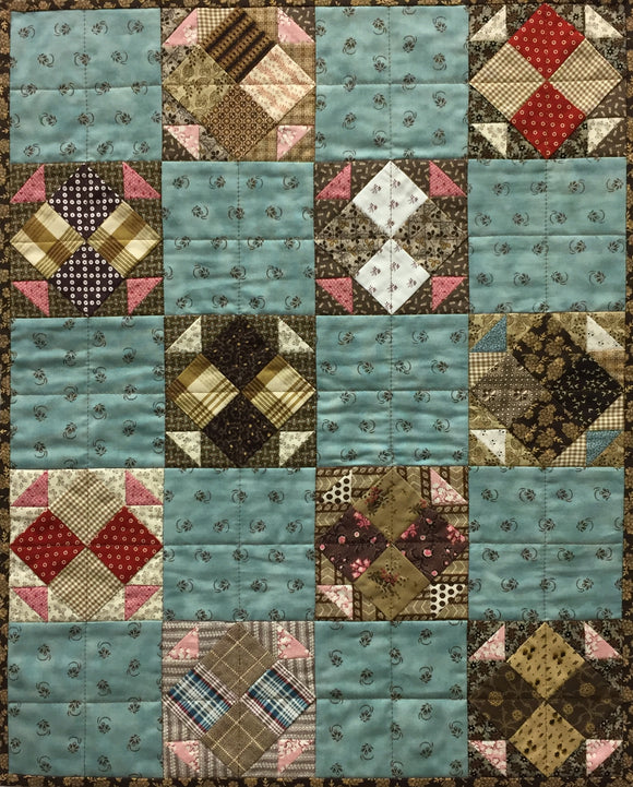 5 Little Quilts, 10 Big Years pattern booklet