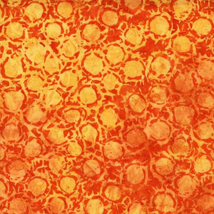 Blossom Batiks from RJR Fabrics Orange Spots