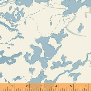 Night Hike by Heather Givans Way Finding with Metallic Accent BOLT END 5 Yards