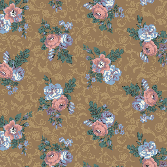 Bedford by Mary Koval  Light Brown Floral Bouquets