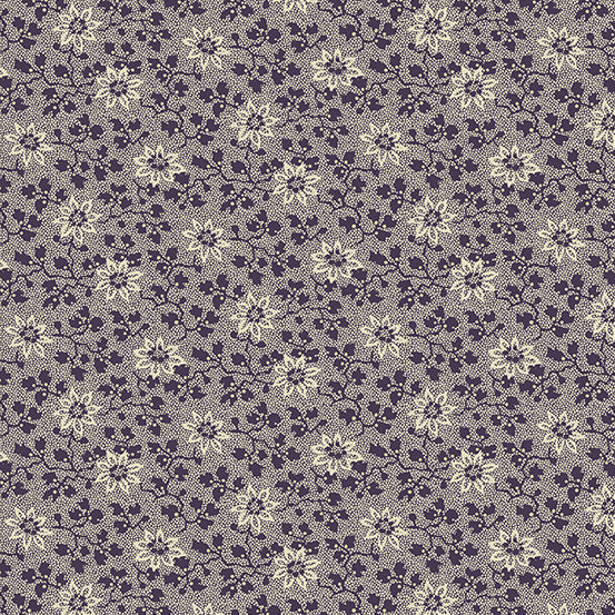 Reminiscence by Andover Fabrics Purple Flower Vine