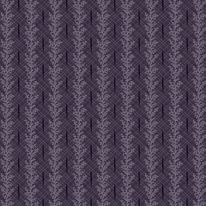 Reminiscence by Andover Fabrics Purple Coral Stripe