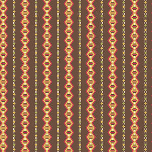 Cloverdale Brown Geometric Stripe by Di Ford Hall