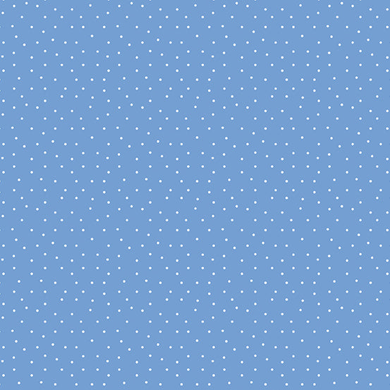 Strawberry Jam  Blue Dainty Dots from Andover