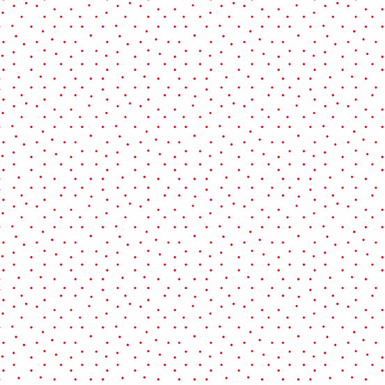 Strawberry Jam White Dainty Red Dots from Andover