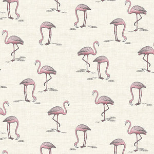 Fern Garden Paper Flamingo