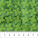 Kilts and Quilts Banyan Batik by Patience Griffin Green Tonal