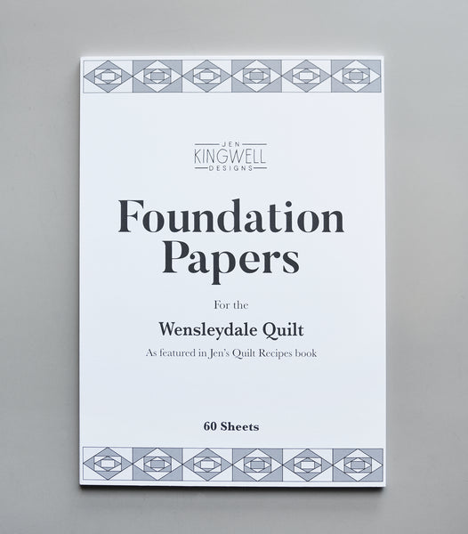 Foundation Papers for the Wensleydale Quilt by Jen Kingwell Designs – Two  Thimbles