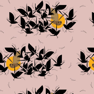 Owltercation Charley Harper from Birch Fabrics