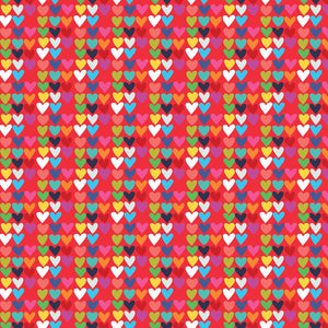 Happy Mini Hearts by Katie Webb Design