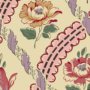 French Vintage by Brigitte Giblin Pink Lattice