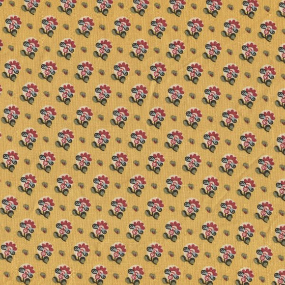 Yellow Flower Dutch Heritage by Antique Textiles Company