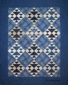 Double Dutch Blue Quilt pattern