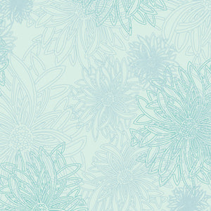Floral Elements Icy Blue from Art Gallery