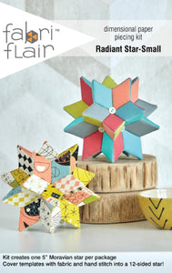 Radiant Star Small Fabri Flair Dimensional Paper Piecing Kit from Indygo Junction