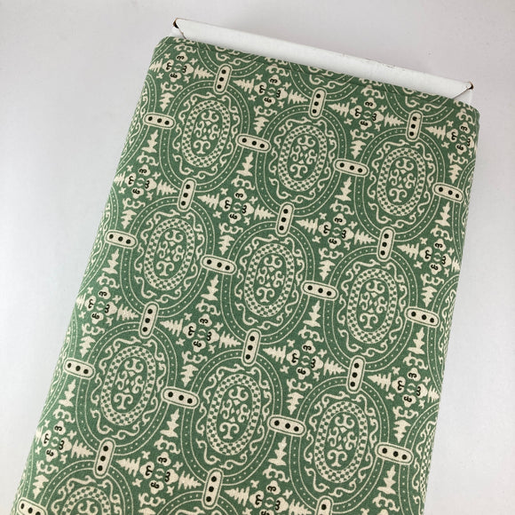Alchemy Leaf by Amy Butler Memoir LINEN BLEND Canvas weight BOLT END 2 Yards + 22 Inches